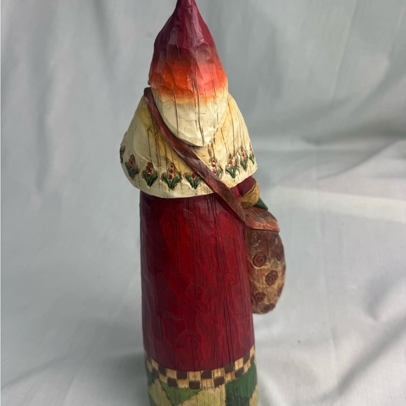 Jim Shore Red and Green Santa Figurine - Picture 3 of 5